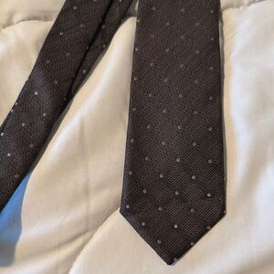 Boss Dark Brown Textured Men's Tie